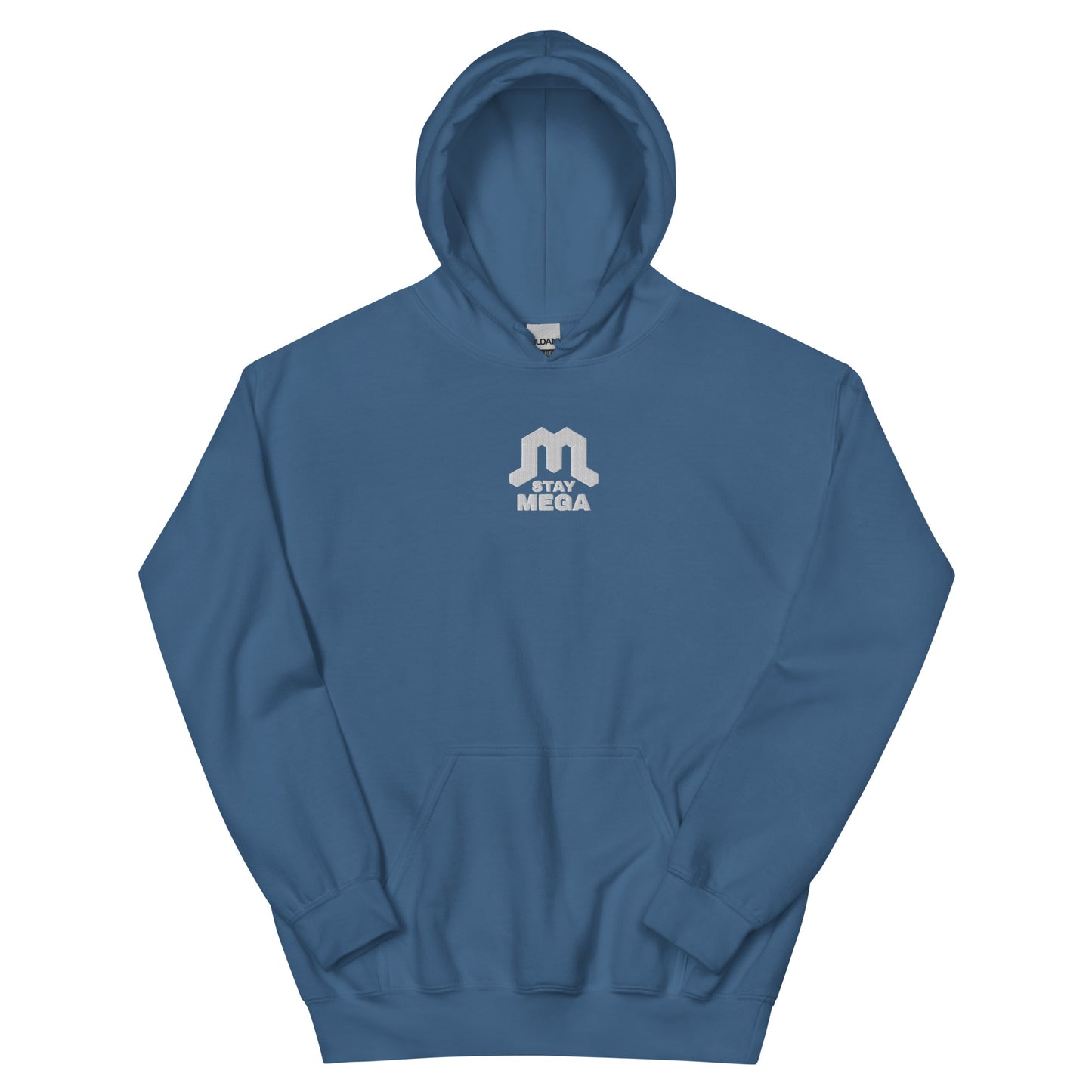 White Classic Logo Embroidered Hoodie