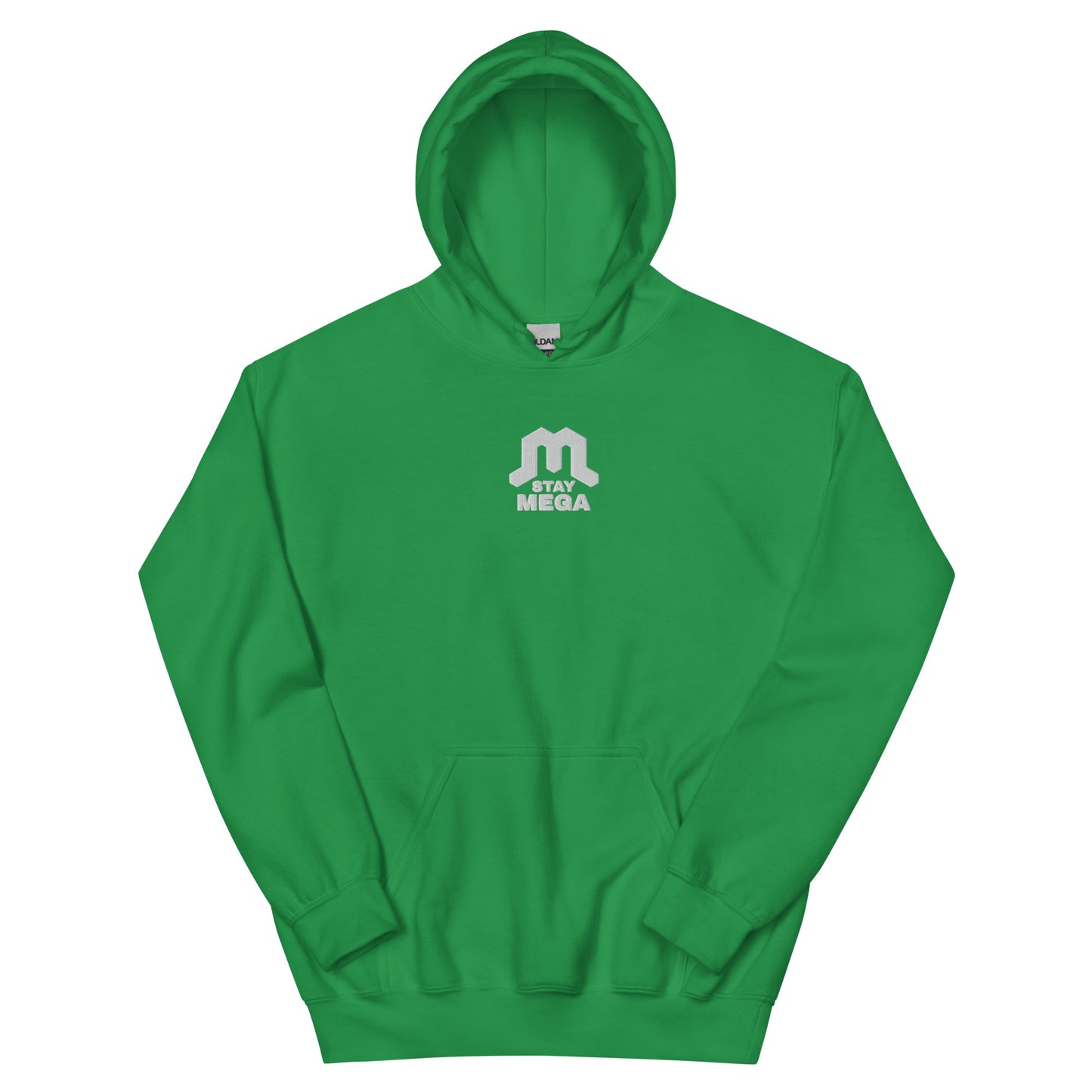 White Classic Logo Embroidered Hoodie