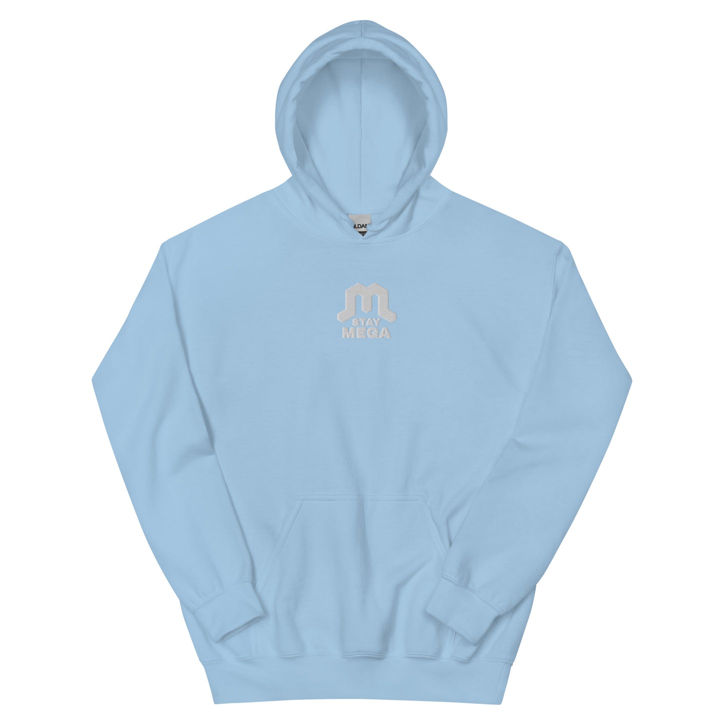 White Classic Logo Embroidered Hoodie