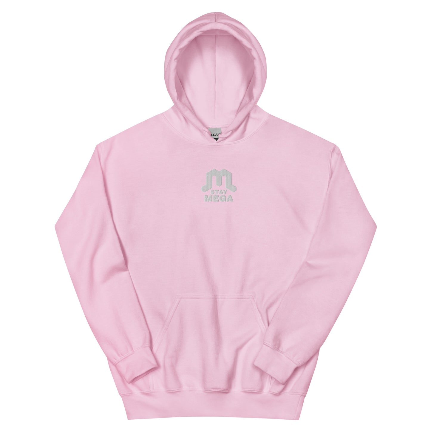 White Classic Logo Embroidered Hoodie
