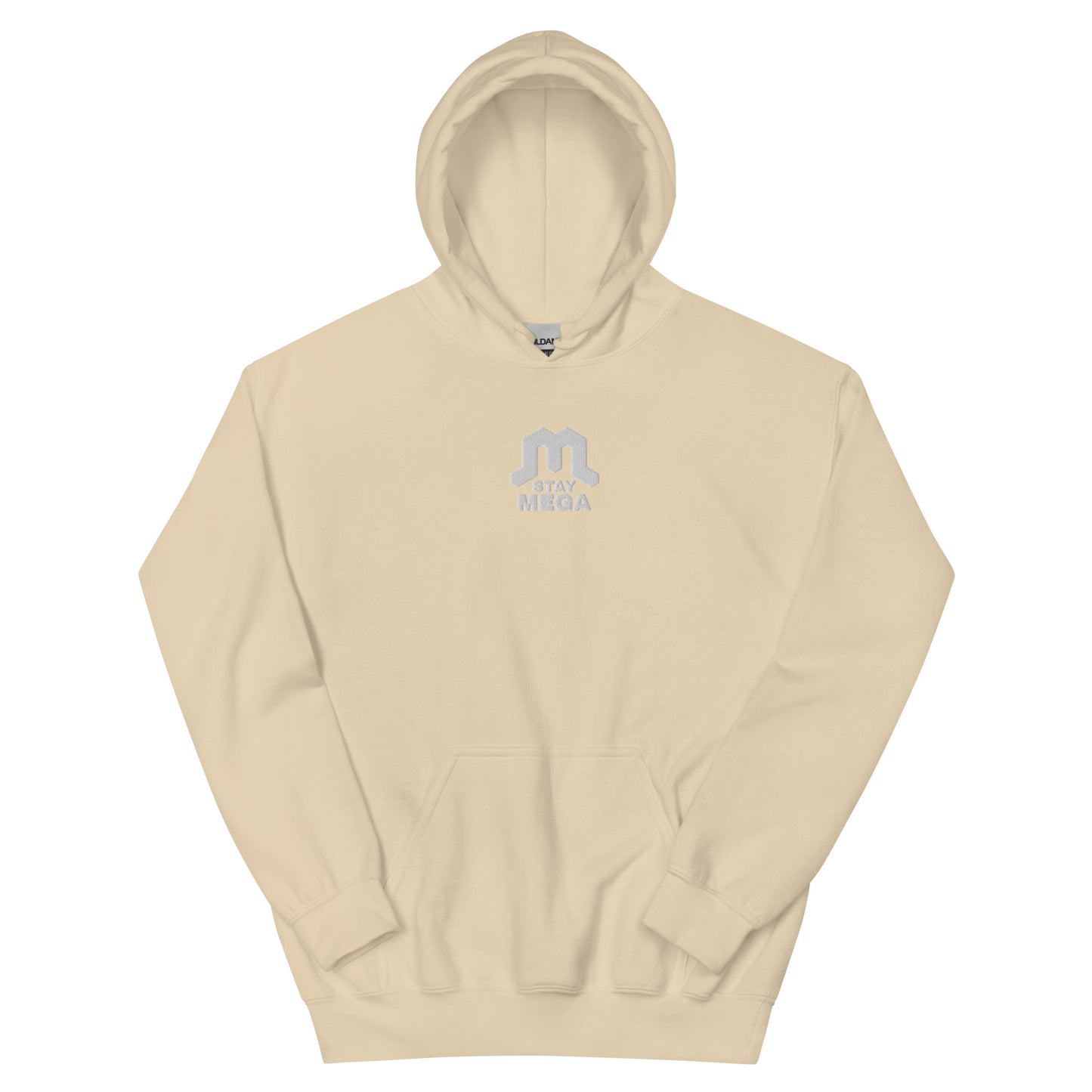 White Classic Logo Embroidered Hoodie