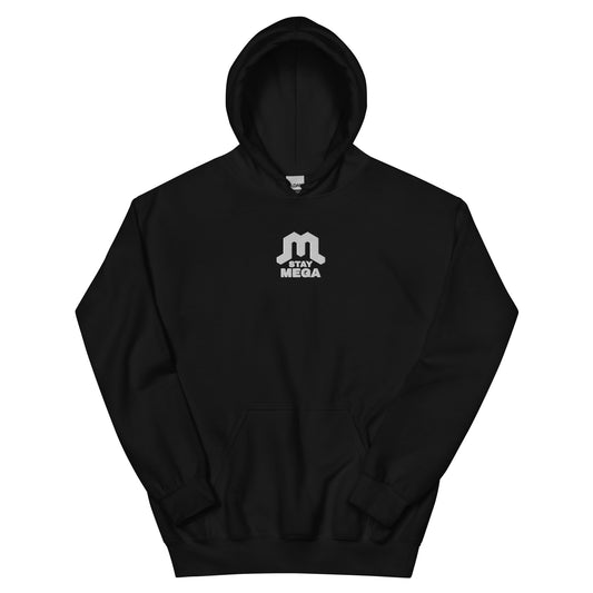 White Classic Logo Embroidered Hoodie